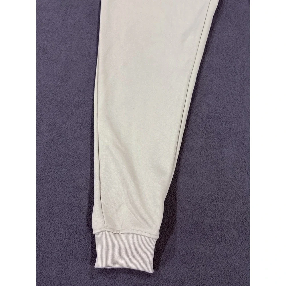 NBA Basketball Joggers Pants Boys 14-16 Beige Mid Rise Tapered Leg Drawstring